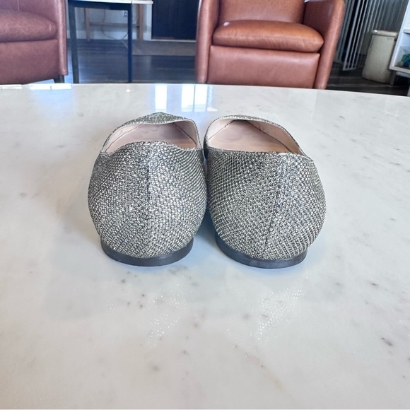Jimmy Choo Glittery Sparkle Pointed Toe Flats Women's Size EU 34.5 US Size 4.5 - Picture 6 of 8